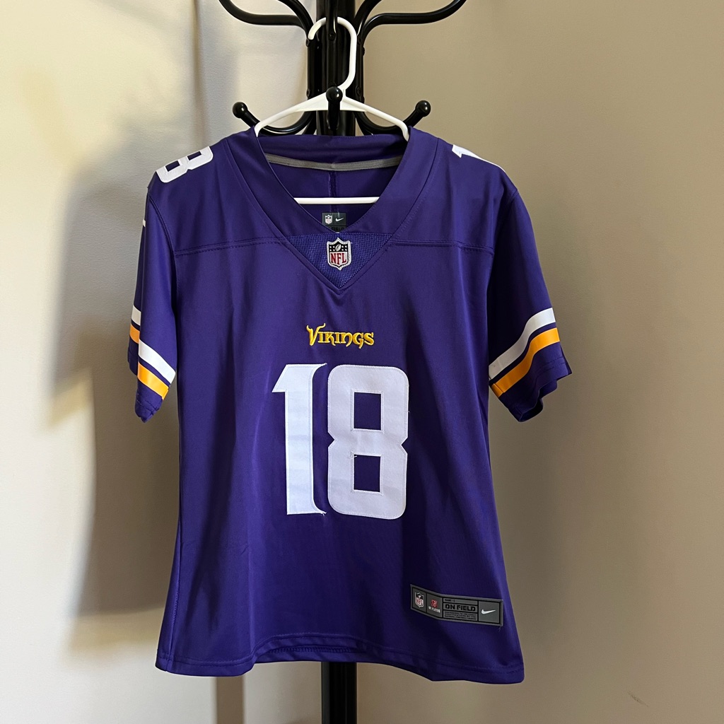 Justin Jefferson Jersey - Nike - Women’s Large - Purple